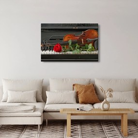 Obraz - Spomienka na hudobníka (90x60 cm)