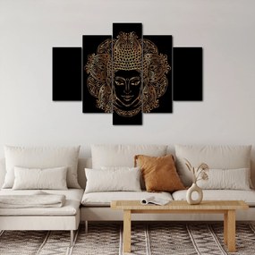 Obraz zlatého Budhu (150x105 cm)