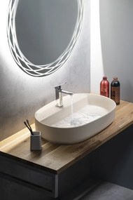 Isvea Isvea, INFINITY OVAL keramické umývadlo na dosku, 55x36cm, terracotta, 10NF65055-2U