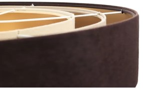 Luster na lanku TRINITI 1xE27/60W/230V hnedá/béžová/zlatá