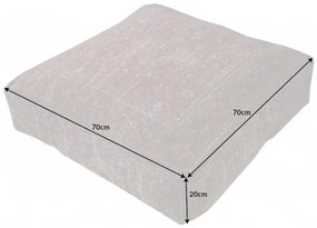 Vankúš na podlahu Old Marrakech 70cm červený