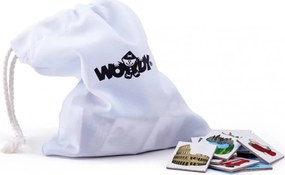 WOODY Magnetická mapa Európy s obrázkami a spoločenská hra, 3v1 v českom jazyku