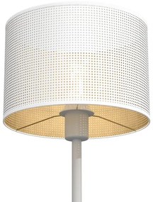 Stolná lampa LOFT SHADE 1xE27/60W/230V pr. 25 cm biela/zlatá