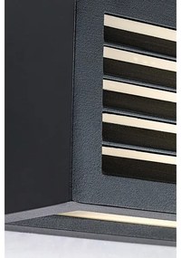 Rabalux 77100 - LED Vonkajšie nástenné svietidlo LUBLIN LED/10W/230V IP54 čierna