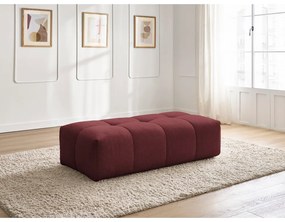 Vínovočervená ženilková podnožka Everest – Bobochic Paris