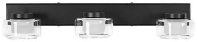 Ledvance-LED Kúpeľňové nástenné svietidlo ORBIS FLAME 3xLED/5,5W/230V IP44 čierna