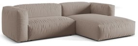 Béžová modulárna rohová pohovka (pravý roh) Martina – Micadoni Home