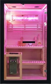 BPS-koupelny Fínska sauna Relax HYD-6717 120x120, 2 osoby