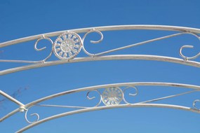 Oblúk na ruže Mel s bránkou - Krémová antik