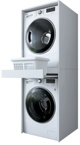 Skrinka na práčku Kentorio (biela). Akcia -16%. Vlastná spoľahlivá doprava až k Vám domov. 1127346