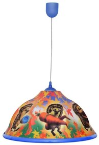 Detský luster na lanku HEDGEHOG 1xE27/15W/230V