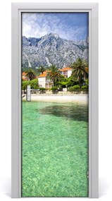Fototapeta na dvere pláž Chorvátsko 95x205 cm