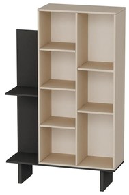Regál Medude 1 (béžová + antracit) . Vlastná spoľahlivá doprava až k Vám domov. 1093056