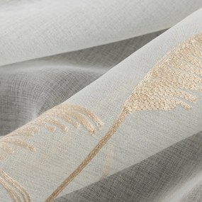 ZÁCLONA NA KRÚŽKOCH TASHA1 140X250 CM VZOROVANÁ