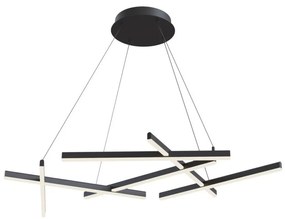 Maytoni MOD016PL-L75B - LED Luster na lanku LINE LED/79W/230V čierna