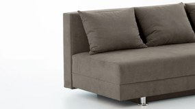 DREVONA Rozkladacia pohovka šedo hnedá NIKA Soro 91