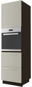 Kuchynská skrinka D14RU/2E - 356 Quantum vanilla mat/lava