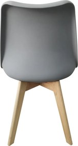Jedálenská stolička Blake, šedá