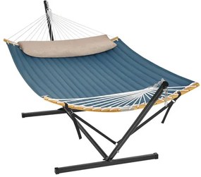 Dvojmiestna hojdacia sieť so stojanom 140x200 cm GHS002Q01