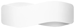 Nástenné svietidlo Tila, 1x biele kovové tienidlo, (40 cm)