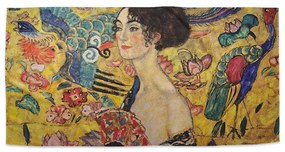 Sablio Uterák Dáma s vejárom - Gustav Klimt - 30x50 cm
