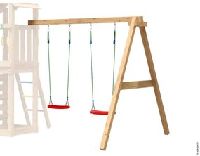 Ihrisko Jungle Hut so šmykľavkou a modulom Climb Frame 2.0