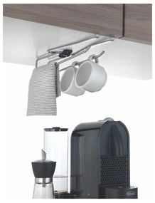 Závesný držiak na hrnčeky, poháriky či kuchynské utierky Metaltex, dĺžka 8 cm