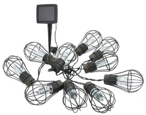 LED Solárna vonkajšia reťaz 10xLED/1,2V 300 mAh 3,8 m IP44