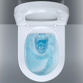 DURAVIT ME by Starck závesné WC s HygieneFlush (rotačný oplach) pre SensoWash, s hlbokým splachovaním, 370 x 570 mm, biela, s povrchom HygieneGlaze, 2579592000