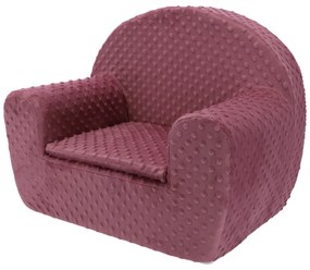 Detské kresielko MINKY - tmavo ružové