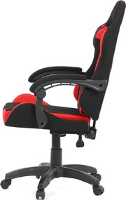 Herná stolička čierna / červená KA-R209 RED