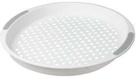 Plastový podnos Dots, 40 cm, sivá
