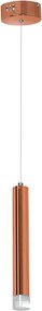 Závesné svietidlo Copper, 1x medené kovové tienidlo, c