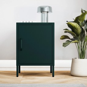 Nočný stolík MIA, 424 x 595 x 400 mm, Modern: fľaškovo zelená farba