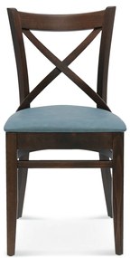 FAMEG Bistro.1 - A-9907 - jedálenská stolička Farba dreva: buk premium, Čalúnenie: koža L2