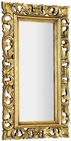 Sapho, SAMBLUNG zrkadlo v ráme, 40x70cm, zlatá, IN110