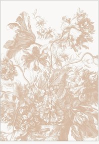 Vliesová tapeta Engraved Flowes