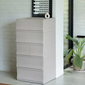 Modulárny úložný box Wave Junior Wood bez koliesok 43,4 x 27,2 x 22 cm, úzky - 1 zásuvka