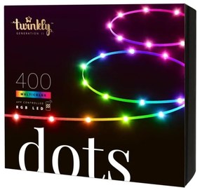 Twinkly TWD400STP-TEU - LED RGB Vonkajší stmievateľný pásik 400xLED 20m IP44 WiFi