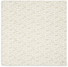 Plienky zavinovacie 2ks 115x115cm Animals Nougat