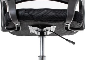 Čierna kancelárska stolička JETTA