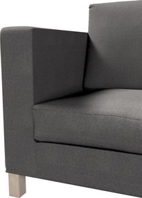Poťah na sedačku Karlanda  (pre 3 osoby,nerozkladacia,krátky) farba produktu sivá látka zapletaná