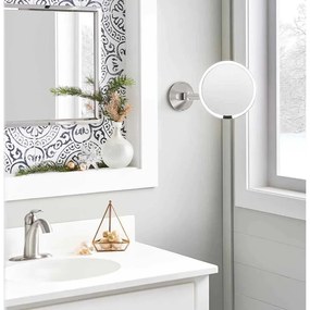 Nástenné/kozmetické zrkadlo s osvetlením/zväčšovacie (5x) ø 20 cm Sensor – simplehuman