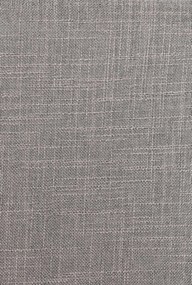 Barová stolička Grant - látka, drevené nohy natura - Sivá