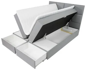 Kontinentálna posteľ Hudson Lux 2, Rozmer postele: 140x200, Farby: Muna 14