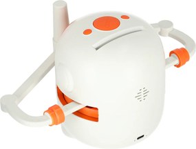 KIK Interaktívny vzdelávací kresliaci robot s 100 kartami, oranžový