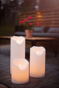 STAR TRADING Vonkajšie osvetlenie LED Pillar Candle Flamme 40 cm