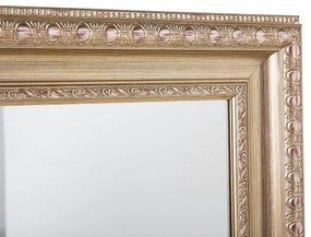 Zrkadlo 51 x 141 cm strieborno-zlaté AURILLAC Beliani