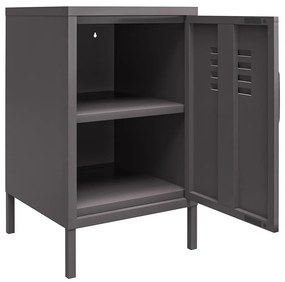 Sivý kovový nočný stolík Bradford – Støraa