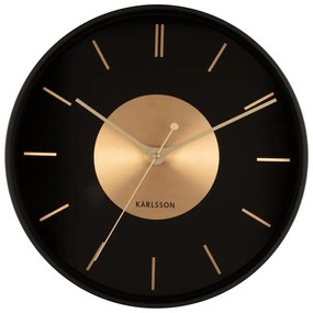 Nástenné hodiny ø 35 cm Gold Disc – Karlsson